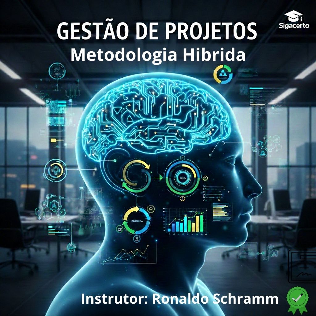 Curso Gestão de Projetos - Híbrido na Prática: Como Adaptar Metodologias - Online ao vivo-Inscreva-se!