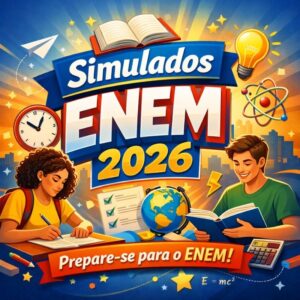 Simulado ENEM 2026 -  +de 3000 questões para você estudar